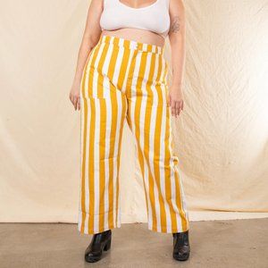 NWT Big Bud Press Vintage Stripe Pants - Yellow